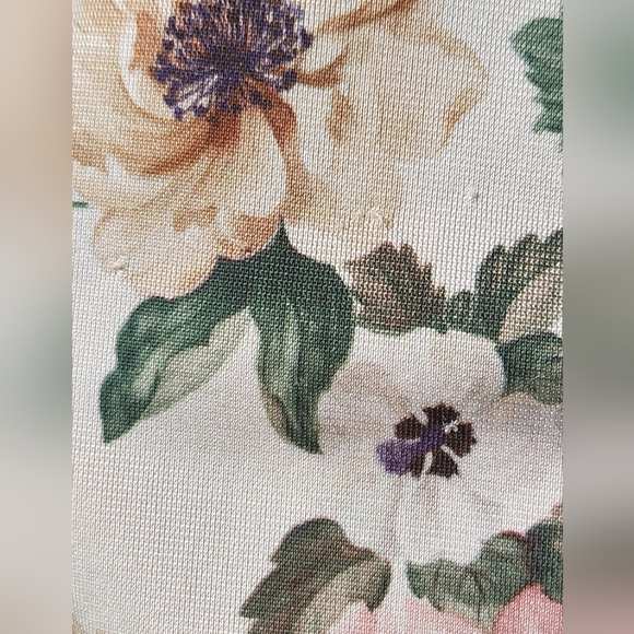 VTG Vanity Fair Button-down Floral Nightgown/Robe Size M - Picture 6 of 8